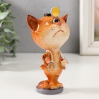Фигурка полистоун лак «Котик-врач с фонендоскопом», 8.3×6.2×13.8 см - Фото 3