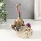Фигурка полистоун лак «Кошечка играет с клубком», 9.5×8×12.5 см - Фото 5