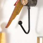 Крючок декоративный полистоун лак "Попугай Ара" 9х6,5х22,7 см - Фото 3