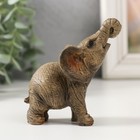 Сувенир полистоун "Слон на водопое" 7х5,5х6,5 см - Фото 4