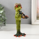 Фигурка полистоун лак «Лягуха: Художник», 16.5×7×5.5 см - Фото 2