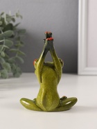 Фигурка полистоун лак «Лягушка: йог», 7×9.5×4 см, МИКС - Фото 4