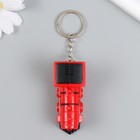 Фонарик брелок для ключей на кольце «Паровозик», звуковой, 2.5×5.8×3.3 см - Фото 2