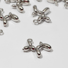 Подвеска «Собачка», набор 10 шт. цвет серебро - Фото 2