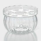 Подставка-подогрев под чайник Доляна «Диана», 13×9 см, стекло - Фото 1