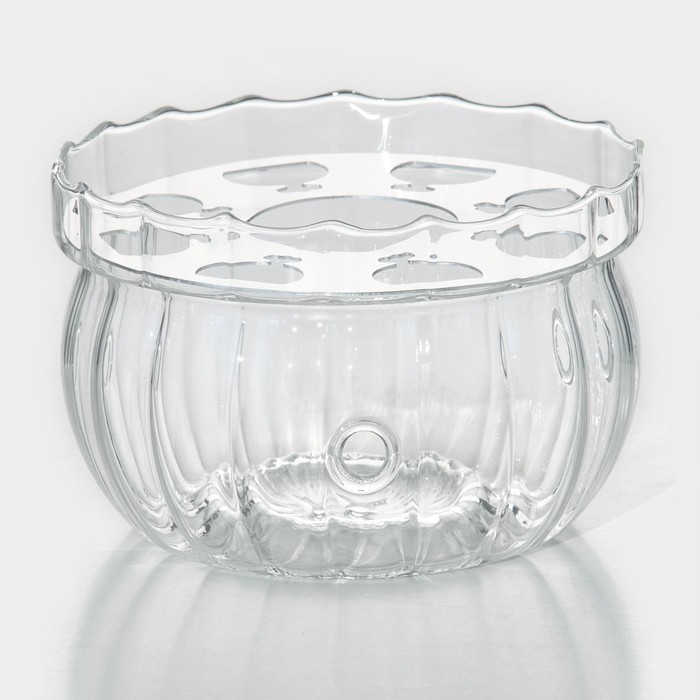 Подставка-подогрев под чайник Доляна «Диана», 13×9 см, стекло - Фото 1