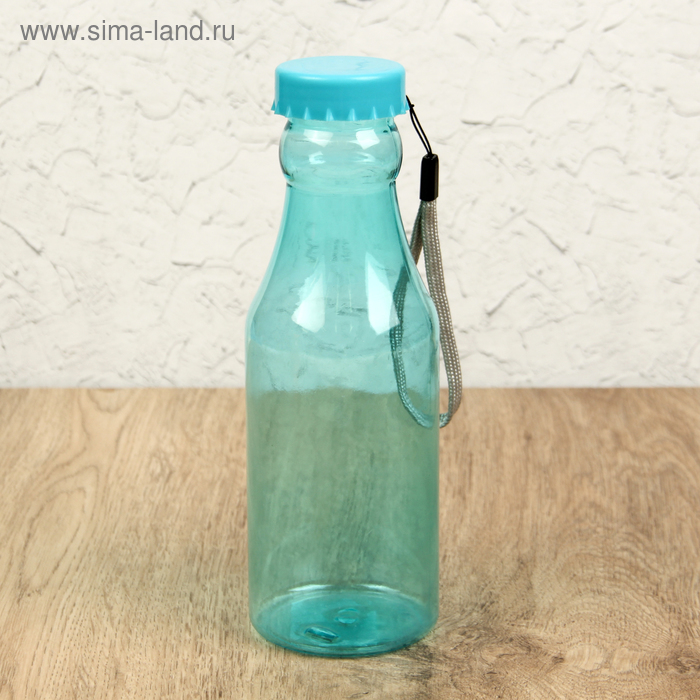 Бутылка пластиковая 550 мл, цвета МИКС - Фото 1