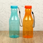 Бутылка пластиковая 550 мл, цвета МИКС - Фото 4