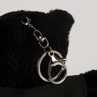 Мягкая игрушка «Чёрный медведь» на брелоке, 15 см - Фото 4