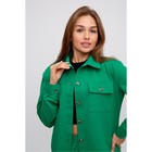 Костюм женский (рубашка/брюки), цвет зелёный, размер 44 - Фото 4