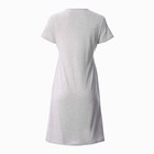 Ночная сорочка женская для беременных, цвет серый/горох, размер 50 - Фото 8
