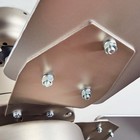 Вентилятор потолочный со светильником GELSINA, E14, 1X60Вт, сталь, никель, стекло, белый - Фото 5
