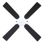 Вентилятор потолочный со светильником FORTALEZA, 60Вт, E27, сталь, чёрный - Фото 6