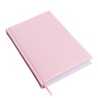 Ежедневник датированный 2024, А5, 176 листов "ESCALADA", твёрдый переплёт с поролоном, искусственная кожа, блинтовое тиснение, блок 70 г/м², розовый - фото 9781690