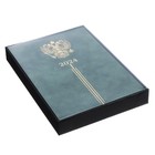 Ежедневник датированный 2024, А5, 176 листов "ESCALADA", твёрдый переплёт, искусственная кожа, тиснение фольгой, 3D-дизайн, кремовый блок 70 г/м², зелёный - фото 25608925