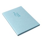 Еженедельник датированный 2024, A5, 80 листов ESCALADA, мягкий переплёт, искусственная кожа "Гоутскин", блинтовое тиснение, белый офсет 70 г/м², голубой - фото 23143371