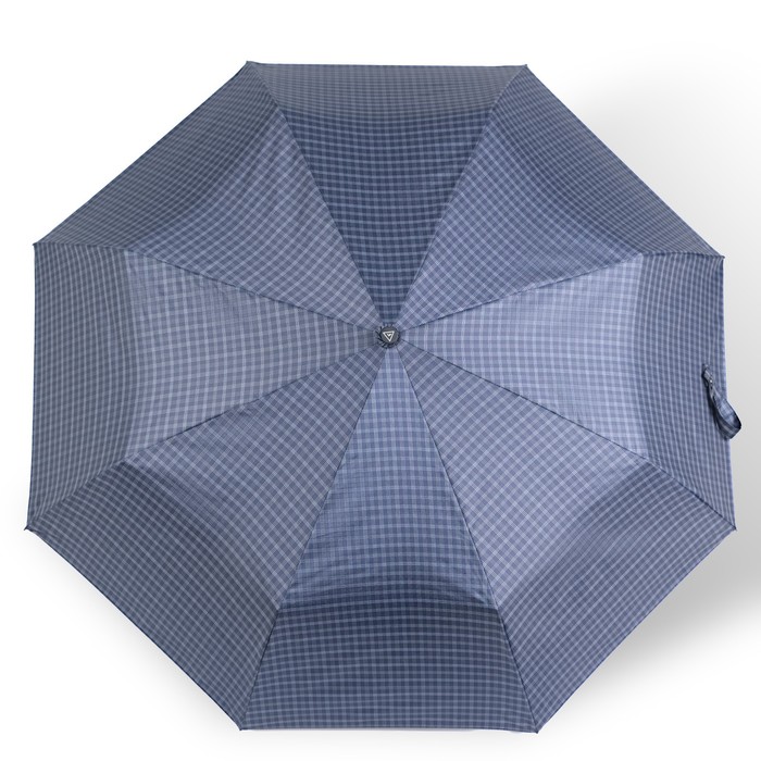 Зонт автоматический «Строгость», 3 сложения, 8 спиц, R = 51 см, цвет серый