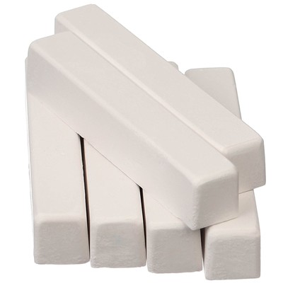 Мелки белые школьные 6 шт. «Смешарики», прямоугольные