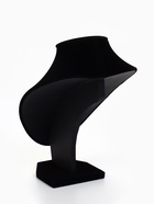 Бюст для украшений QF, 15.5×10×25 см, h=25 см, чёрный - Фото 4