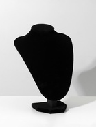 Бюст для украшений QF, 15.5×10×25 см, h=25 см, чёрный - Фото 6