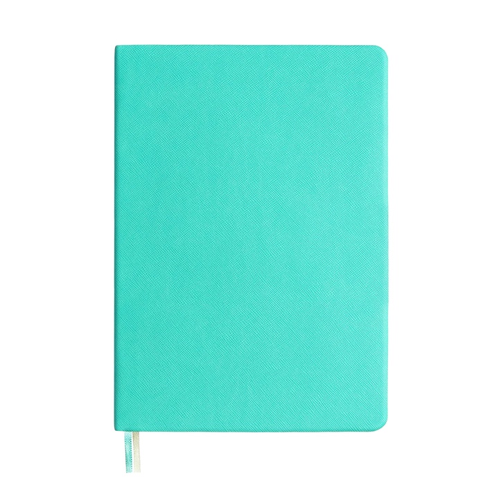 Ежедневник датированный 2025, A5, 168 листов, deVENTE.Nobile, мягкая обложка из искусственной кожи, ляссе, кремовый блок 70 г/м2, бирюзовый - Фото 1