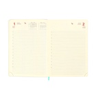 Ежедневник датированный 2025, A5, 168 листов, deVENTE.Nobile, мягкая обложка из искусственной кожи, ляссе, кремовый блок 70 г/м2, бирюзовый - Фото 12