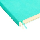 Ежедневник датированный 2025, A5, 168 листов, deVENTE.Nobile, мягкая обложка из искусственной кожи, ляссе, кремовый блок 70 г/м2, бирюзовый - Фото 4