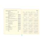 Ежедневник датированный 2025, A5, 168 листов, deVENTE.Nobile, мягкая обложка из искусственной кожи, ляссе, кремовый блок 70 г/м2, бирюзовый - Фото 8