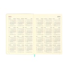 Ежедневник датированный 2025, A5, 168 листов, deVENTE.Nobile, мягкая обложка из искусственной кожи, ляссе, кремовый блок 70 г/м2, бирюзовый - Фото 9