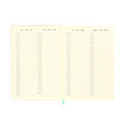 Ежедневник датированный 2025, A5, 168 листов, deVENTE.Nobile, мягкая обложка из искусственной кожи, ляссе, кремовый блок 70 г/м2, бирюзовый - Фото 10