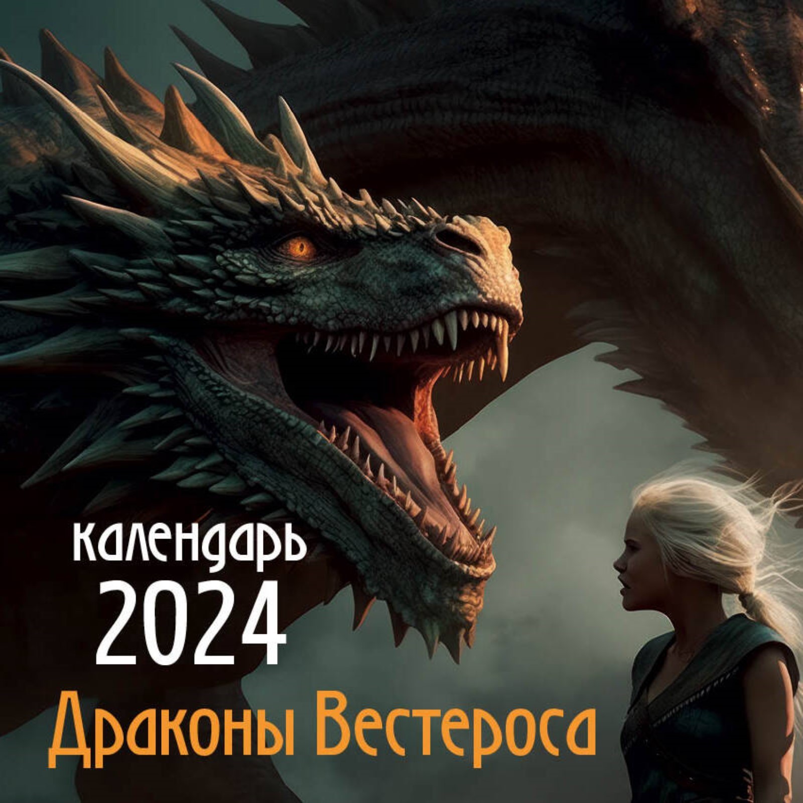 Драконы Вестероса. Календарь настенный на 2024 год, 30х30 см (10114884) -  Купить по цене от 75.00 руб. | Интернет магазин SIMA-LAND.RU