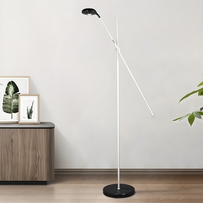 Торшер «Клюшка» 80×165 см, 10 Вт, алюминий, пластик, свечение тёплое белое