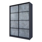 Шкаф-купе Max-МШ-23-6-16-11, 1600×600×2300 мм, цвет графит / метрополитан грей - Фото 1