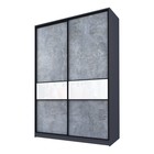 Шкаф-купе Max-МШ-23-6-16-99, 1600×600×2300 мм, цвет метрополитан грей / стекло белое - Фото 1
