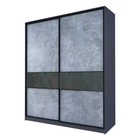 Шкаф-купе Max-МШ-23-6-20/2-99, 2000×600×2300 мм, метрополитан грей / стекло тёмно-серое - Фото 1