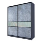 Шкаф-купе Max-МШ-23-6-22/2-99, 2200×600×2300 мм, метрополитан грей / стекло светло-серое - Фото 1