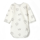 Боди Bloom Baby Короны с дл. рукавом, р. 80 см, молочный 9932264 - фото 14246898