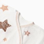 Костюм (распашонка, ползунки, чепчик) Bloom Baby Звездочки, р. 68 см, молочный - фото 23230591