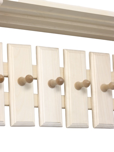 Вешалка-полка "Банька", липа, 61,5х31,5х21,5 см