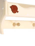 Полка - вешалка для бани и сауны «Волна», липа, 53×37×9 см, 3 крючка - Фото 10