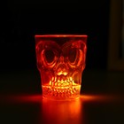Фужер с подсветкой "Хэллоуин" LED 1Вт от батареек LR41 оранжевый 6х5х5см RISALUX - Фото 3