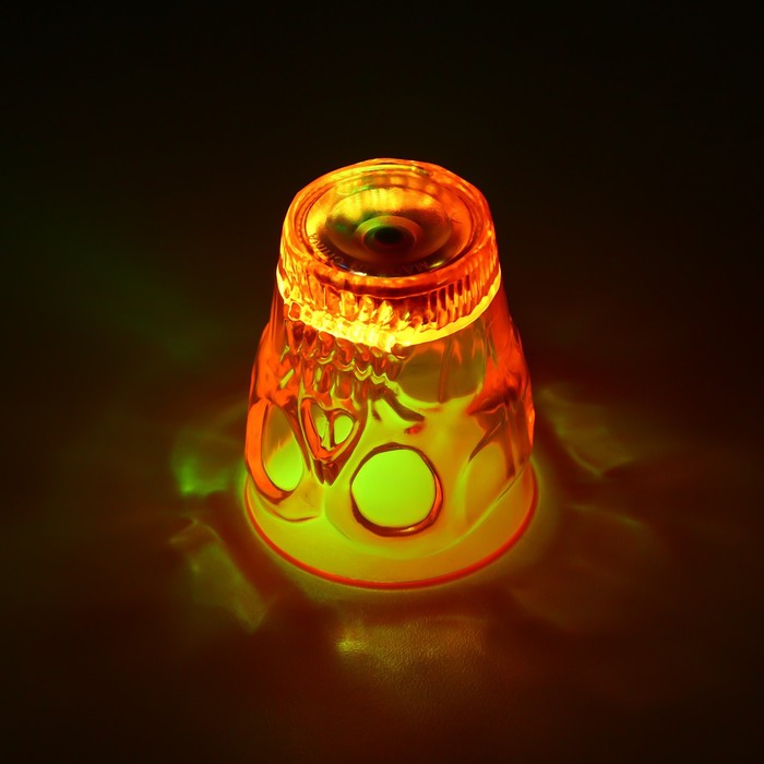 Ночник "Хэллоуин" LED 1Вт от батареек LR41 оранжевый 6х5х5см
