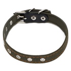 Ошейник брезентовый безразмерный двухслойный, 50×2 см, ОШ 22-45 см - Фото 3