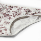 Трусы женские слипы Miss Beautiful, цвет белый/коричневый, р-р XL (46-48) 10085319