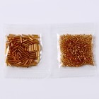 Браслет из бисера своими руками с посланием «Азбука Морзе», цвет золото, набор для плетения браслетов - Фото 4