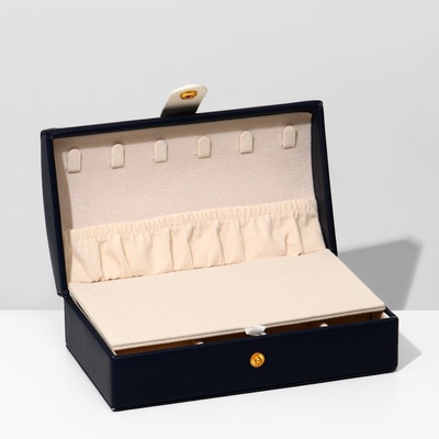 Шкатулка для украшений Chitende, раздвижная, 17×9.5×6, синяя