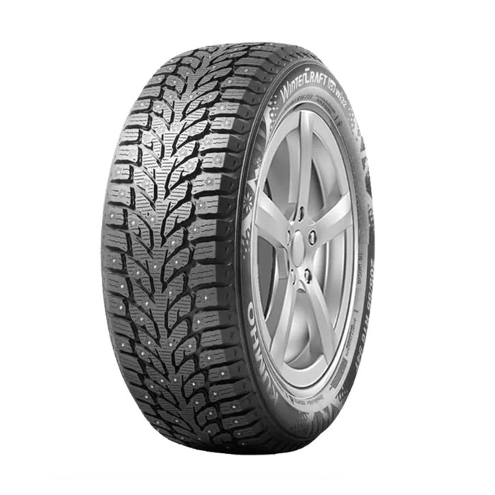 Шина зимняя шипованная Kumho WinterCraft ice Wi32 225/55 R17 101T - Фото 1