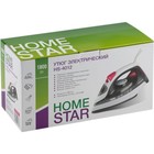 Утюг HomeStar HS-4012, 1800 Вт, тефлоновая подошва, 190 мл, бело-серый - фото 8077560