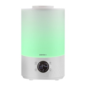 Увлажнитель воздуха Centek СТ-5104, ультразвуковой, 27 Вт, 2.8 л, до 35 м2, белый 10063139