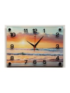 Часы настенные, интерьерные "Морской рассвет", бесшумные, 25 х 35 см - Фото 1